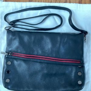 Hammitt VIP LRG Black/Gunmetal Red-Zip